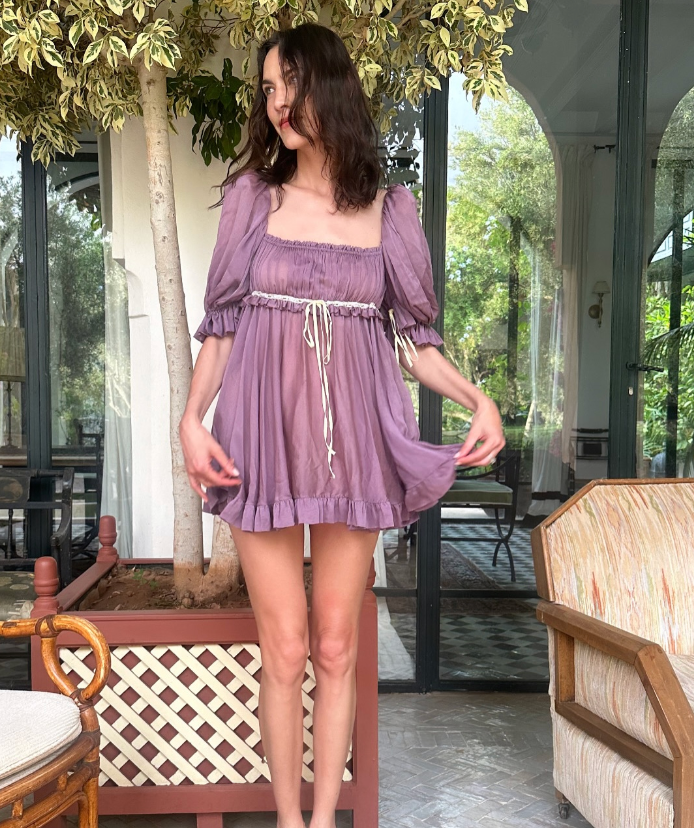Fashion It-girl Alexa Chung has been a fan of the babydoll dress since the 2000s (Instagram @alexachung)