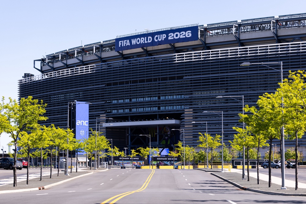 Fans looking to take the train to MetLife Stadium, which will be known as New York/ New Jersey Stadium during the World Cup, will have to pay $98 for a round trip ticket (Getty)