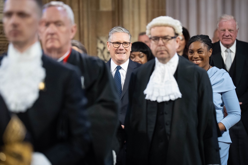 Prime Minister Sir Keir Starmer and Tory leader Kemi Badenoch ahead of the King’s Speech (Stefan Rousseau/PA) (PA Wire)