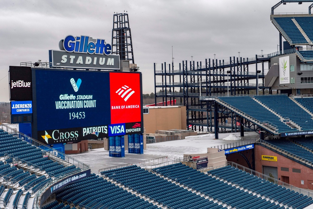 Public transport will be drastically higher for fans wishing to attend games at Gillette Stadium - which will be known as the Boston Stadium for the World Cup. (AFP/Getty)