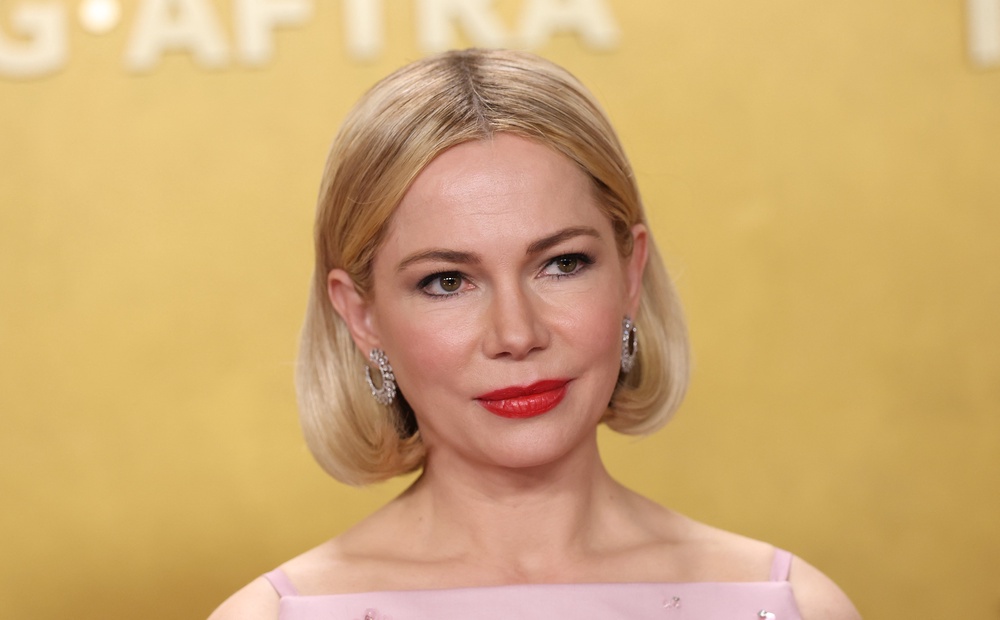 Michelle Williams attending the Actor Awards in March 2026 (Michael Tran / AFP via Getty Images)