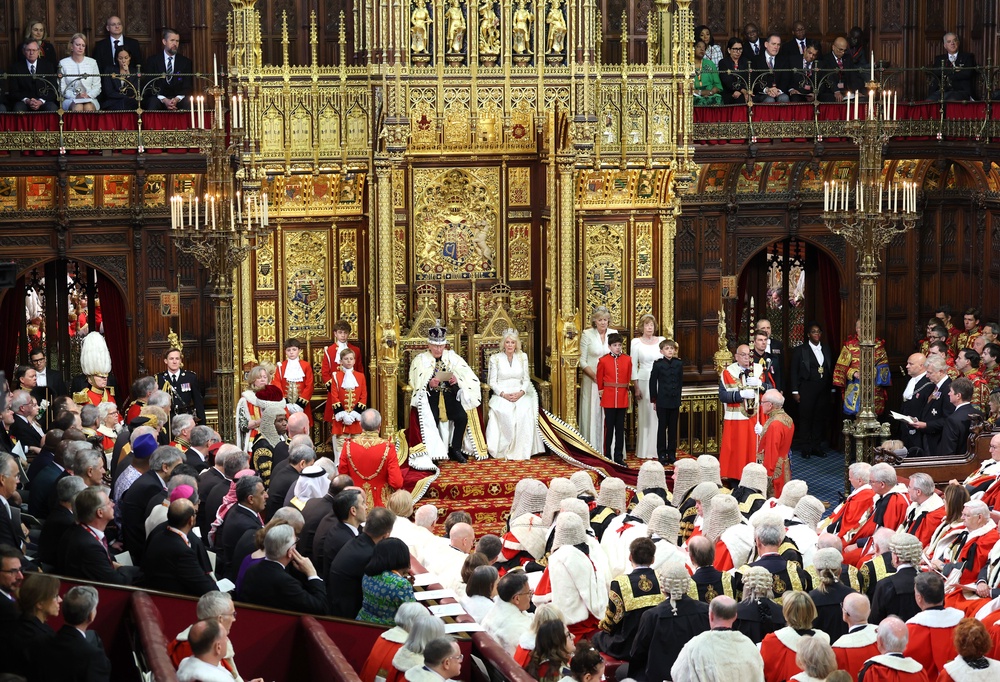 The King said the Government would ‘defend the British values of decency’ (Chris Jackson/PA) (PA Wire)