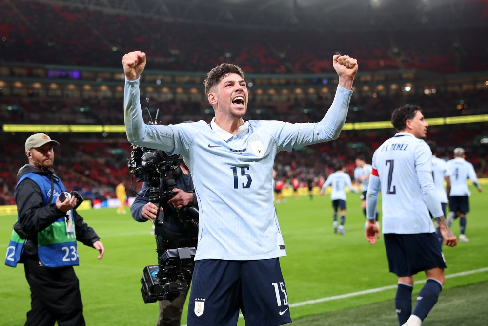 Fede Valverde will be key to Uruguay's hopes as the South Americans look to punch above their weight once more (Getty)