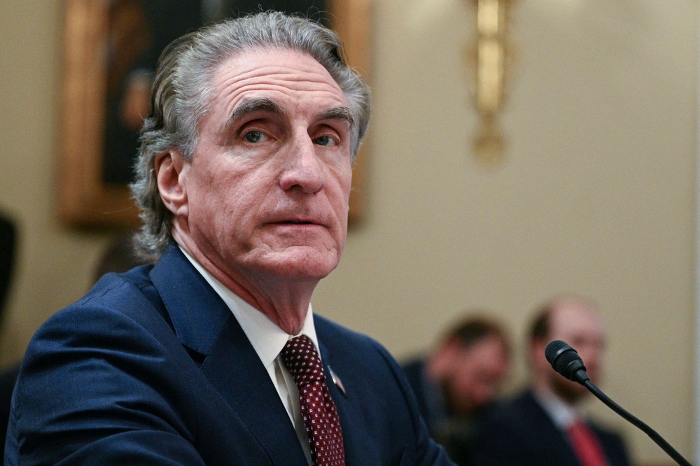 Interior Department Secretary Doug Burgum said he was not familiar with the contractor his agency awarded a $13.1 million no-bid contract for work on the project (AFP via Getty Images)