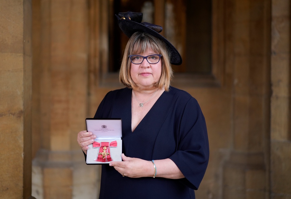 Dr Bea Lewkowicz was made an OBE (PA)