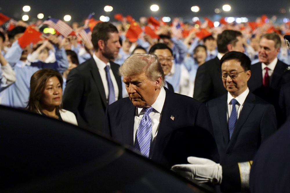 Dokoupil will broadcast the CBS Evening News from Taipei, the capital of Taiwan, while Trump is in Beijing (Getty Images)