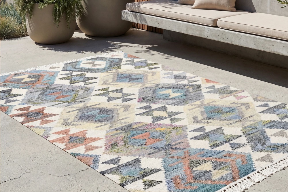 Image from: These affordable outdoor rugs instantly elevate patios and decking