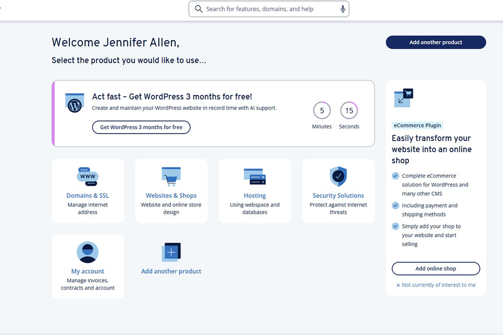 Ionos offers extensive support options (Ionos/Jennifer Allen)