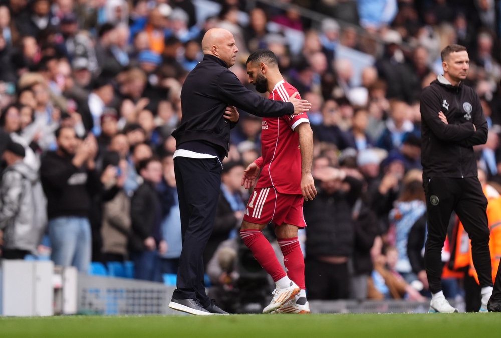 Slot will have the departing Mohamed Salah available on Sunday with Champions League qualification on the line (PA Wire)