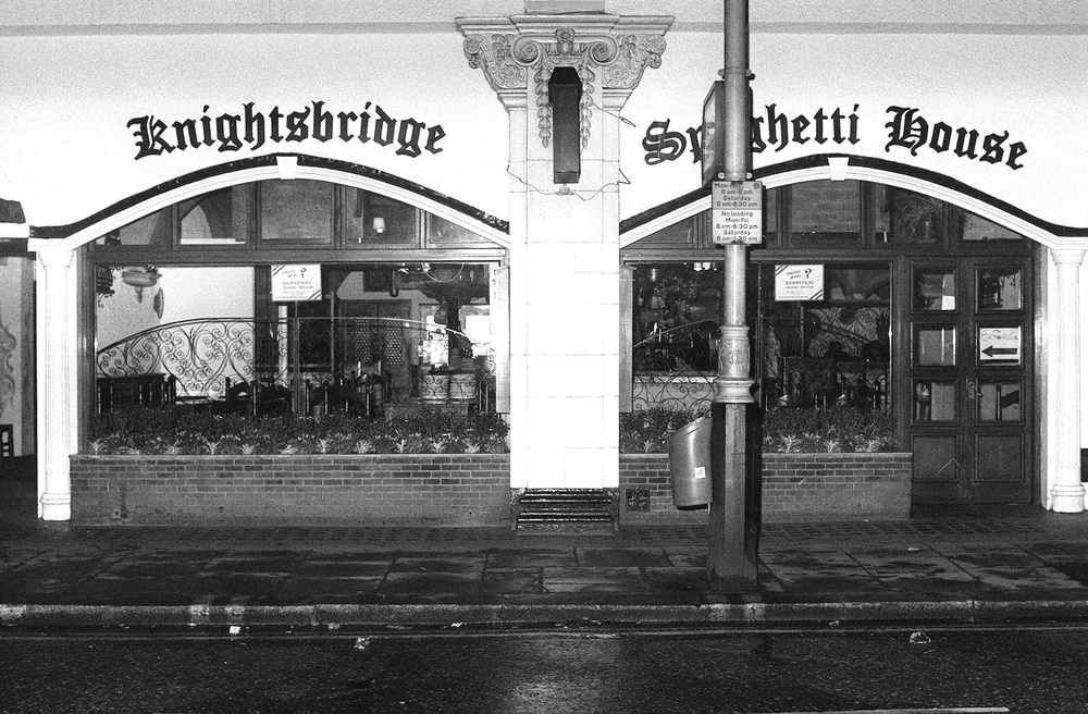 The Spaghetti House in Knightsbridge, London, in 1975 where three men held six Italian restaurant staff hostage (PA Archive) (PA Archive)