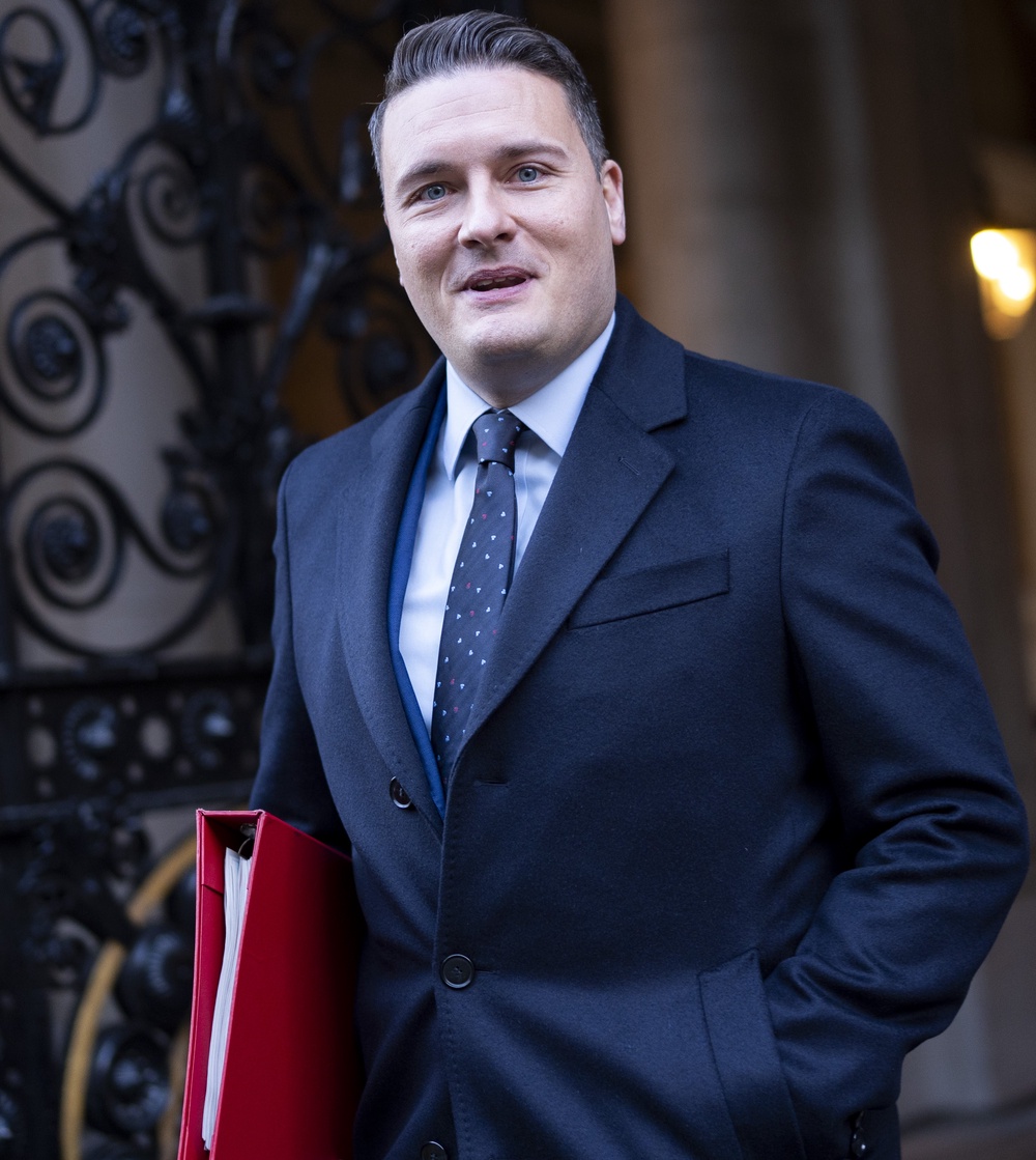 Wes Streeting arriving in Downing Street for a meeting of the Cabinet (Ben Whitley/PA) (PA Wire)