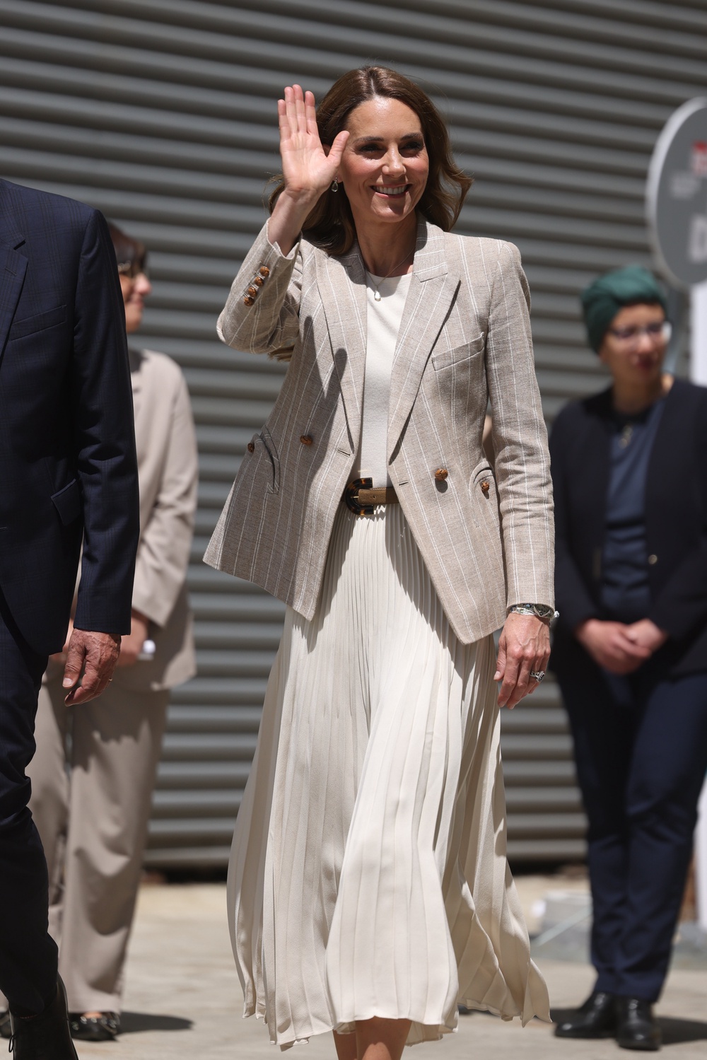 The Princess of Wales during her visit to Remida, il Centro di Riciclaggio Creativo in Reggio Emilia (Ian Vogler/Daily Mirror/PA)