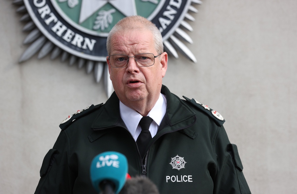 Former Police Service of Northern Ireland Chief Constable Simon Byrne. (PA) (PA Archive)