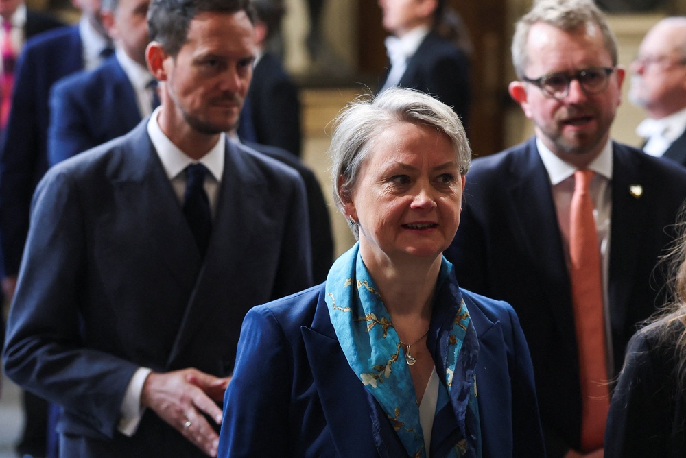 British Foreign Secretary Yvette Cooper said that reforms were necessary to control UK borders (Getty)