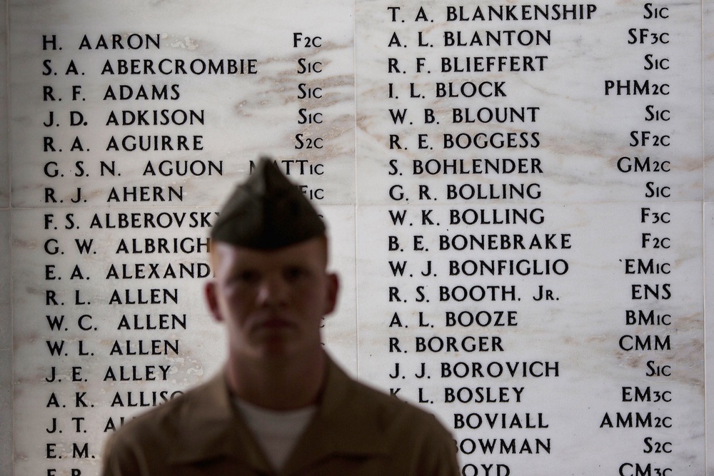 The USS Arizona serves as a military cemetery for more than 900 sailors and Marines (Getty Images)