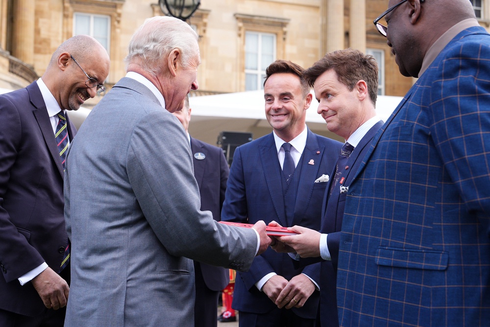 There were many famous faces at the event, including Ant and Dec (PA Wire)