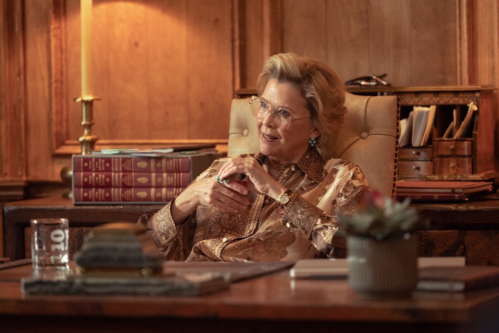 Annette Bening stars as the dastardly Beulah Jackson – a rival land owner (Lauren Smith/Paramount+)