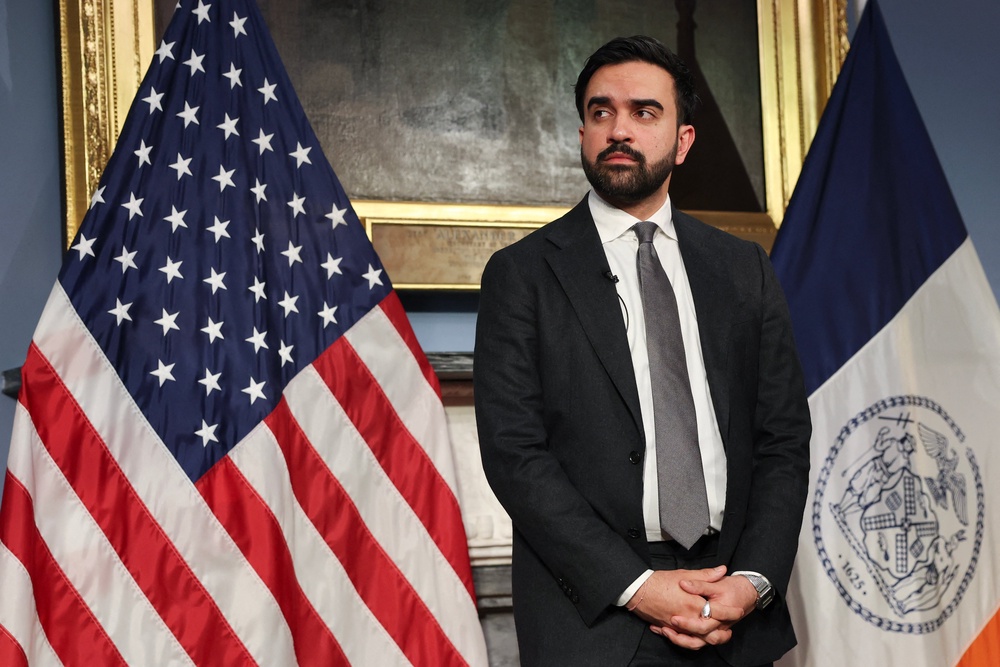 New York City Mayor Zohran Mamdani called the display a ‘hateful antisemitic act‘ (AFP/Getty)