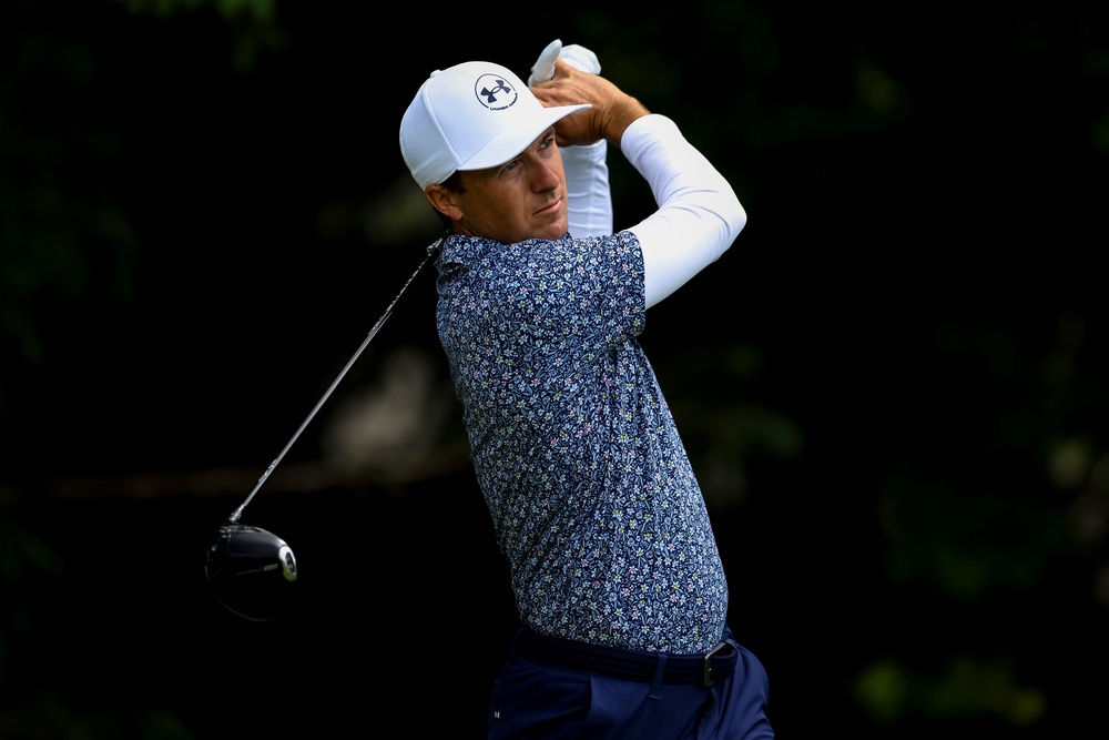 Jordan Spieth made an encouraging start as he attempts to complete the career grand slam (Getty)