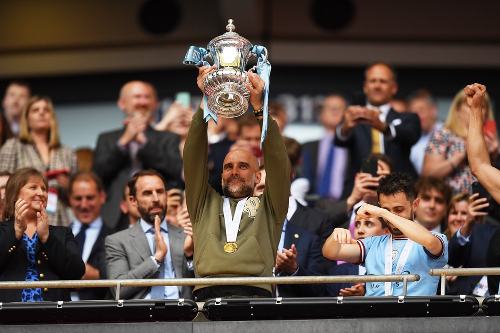 Pep Guardiola has enjoyed huge success in the FA Cup (Getty)