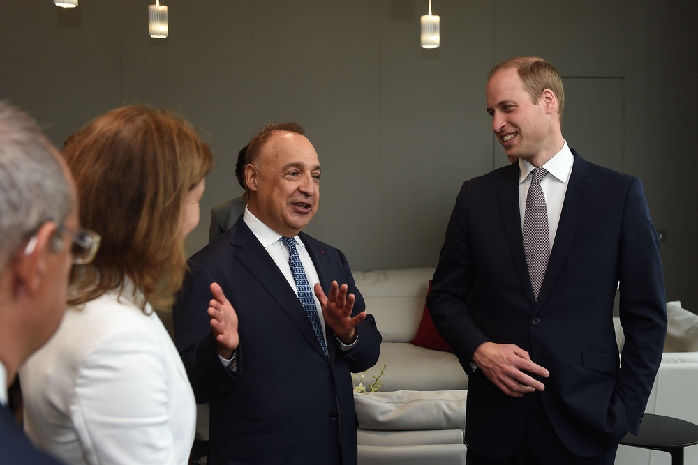 Len Blavatnik with the Prince of Wales (Joe Giddens/PA) (PA Archive)