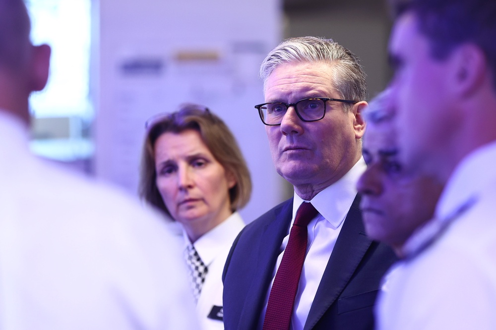 Prime Minister Sir Keir Starmer visited a police station in Lambeth, south London, on Friday, as uncertainly over his future continues (Peter Nicholls/PA) (PA Wire)