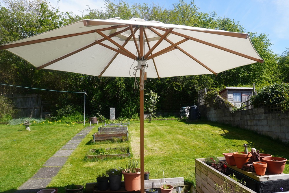 Image from: 9 best garden parasols for shade, style and sun protection