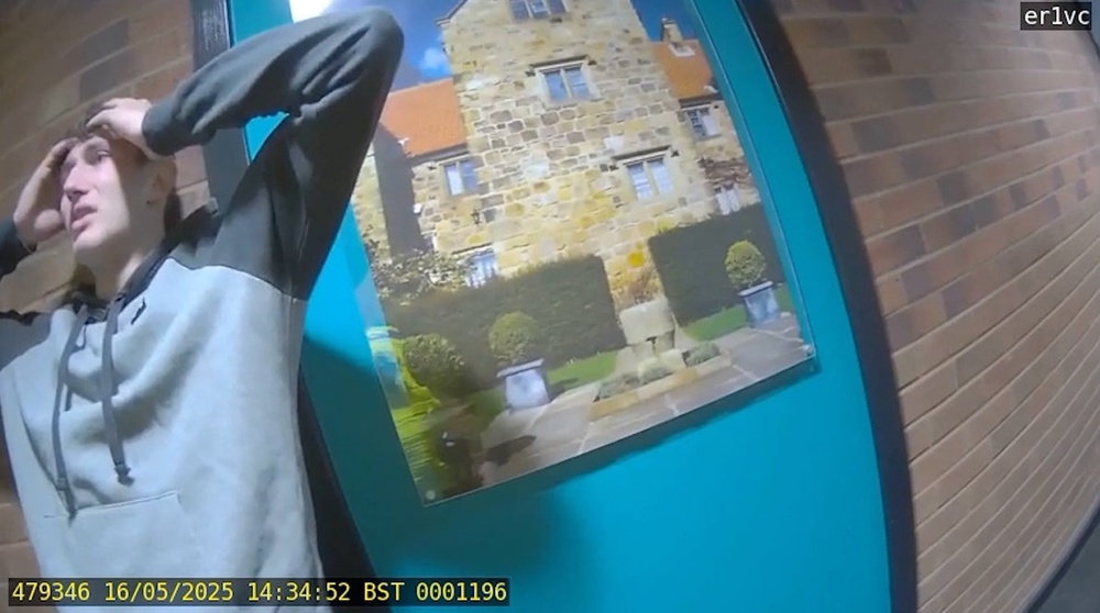 Footage captured by a police body-worn camera shows the arrest of Billy Stokoe (Northumbria Police/PA Wire)