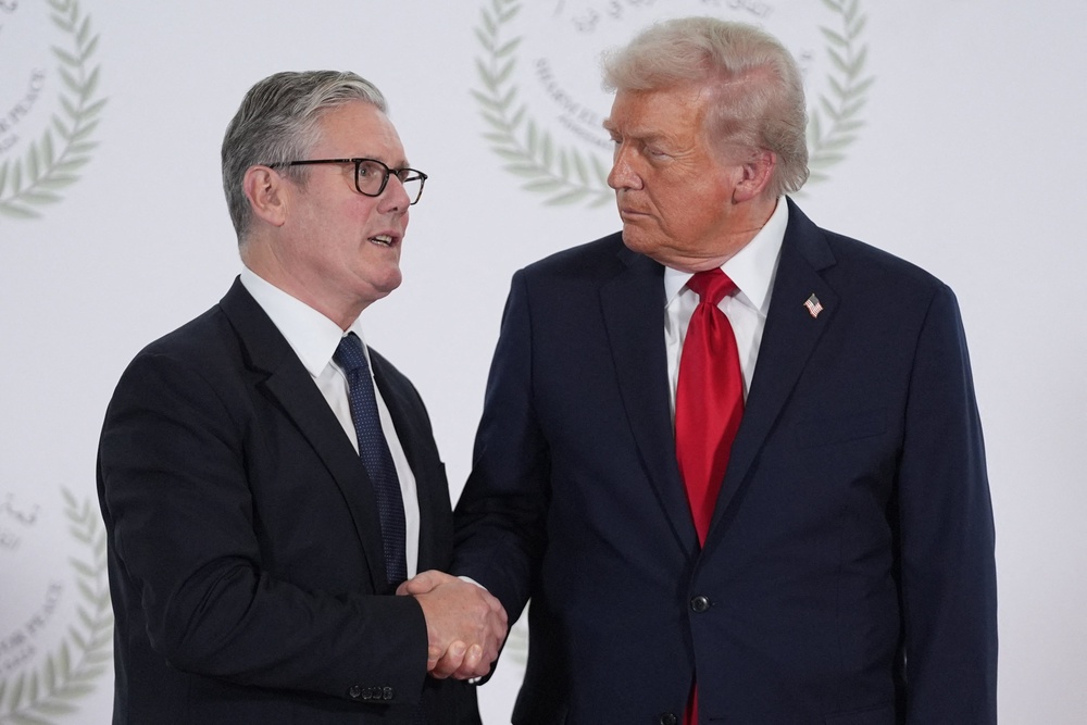 Starmer’s previously strong relationship with Trump has taken a hit in recent months (AFP/Getty)