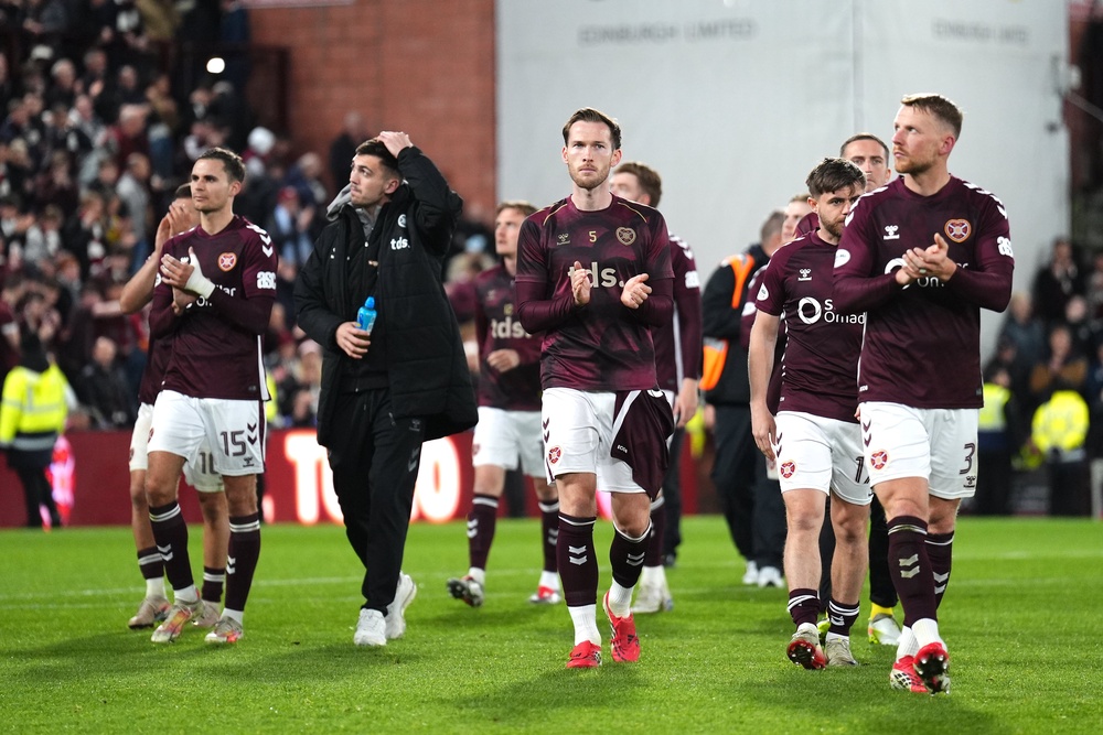 Hearts are looking for their first league title win in 66 years (Andrew Milligan/PA) (PA Wire)