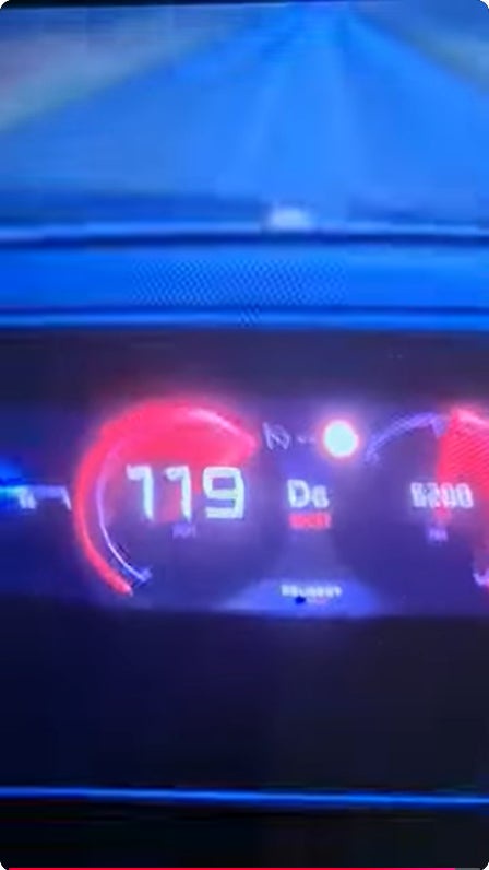 Scott filmed himself driving at 119mph (PA)