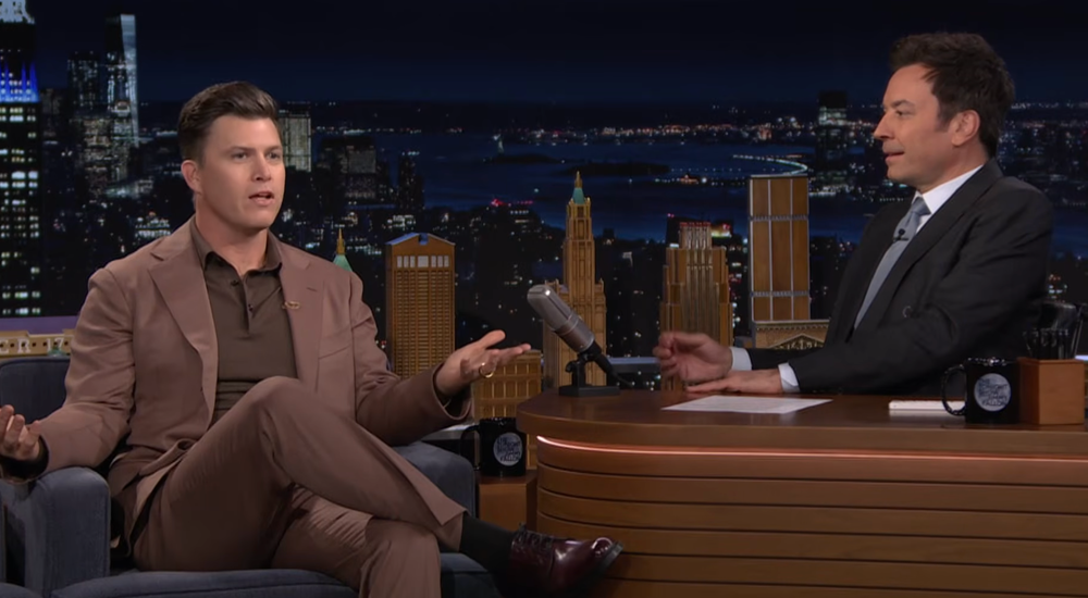 Colin Jost recalled the bizarre scenario on 'The Tonight Show Starring Jimmy Fallon' (NBC)