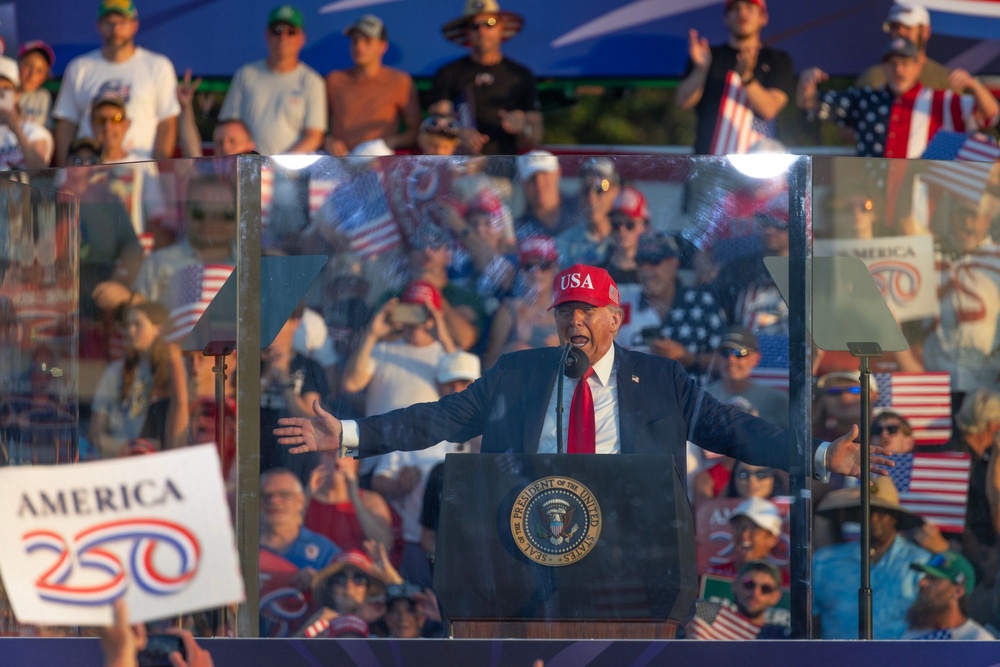 Events planned by the Trump administration and affiliated groups have put the capital on its highest-ever July 4 security footing (Getty Images)