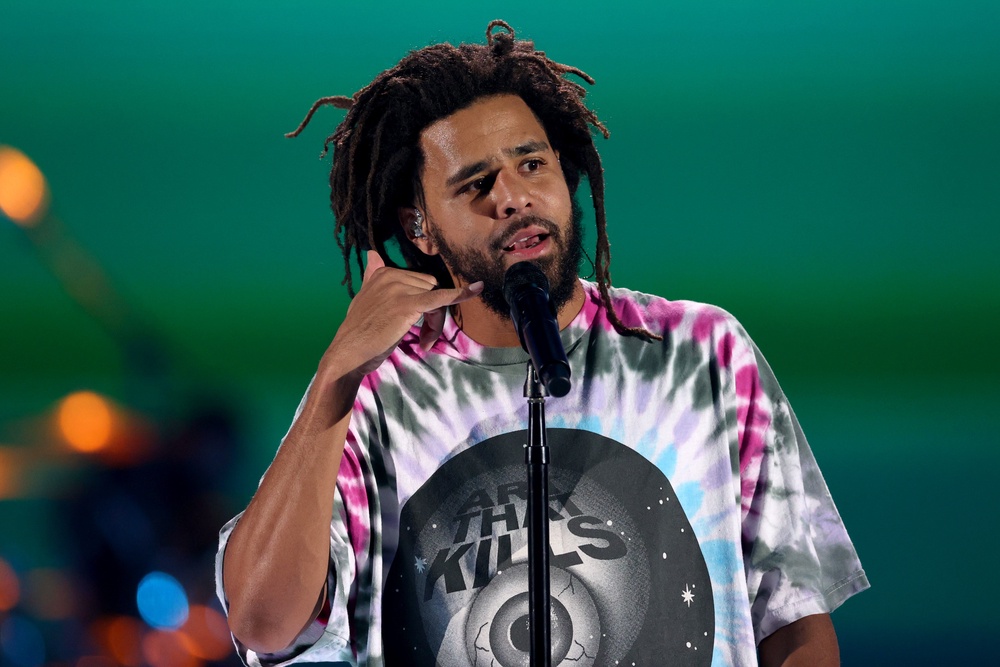 J. Cole is another of Drake’s targets on ‘Iceman’ (Getty)