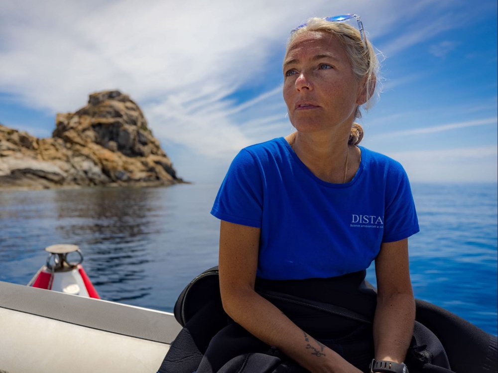 Monica Montefalcone one of the five Italian scuba divers who died near Alimathaa in the Maldives archipelago while exploring an underwater cave (Greenpeace via AP)