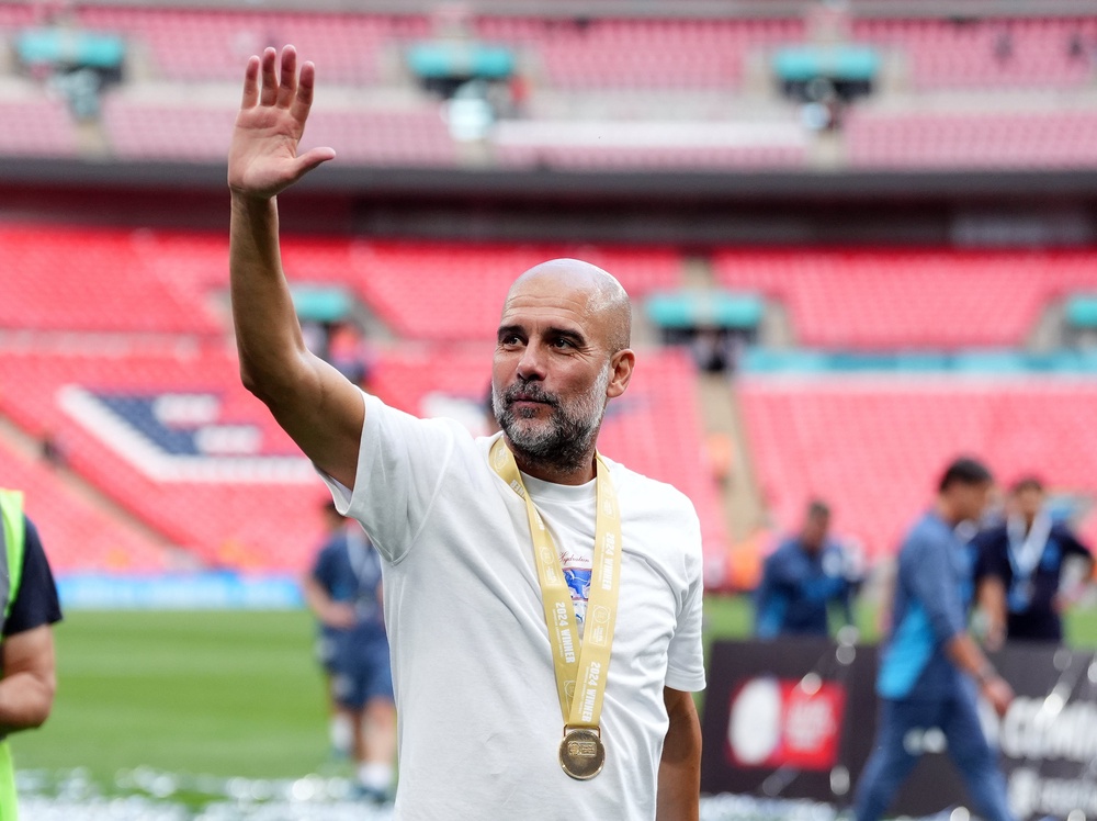Guardiola returns to Wembley this weekend (Adam Davy/PA) (PA Archive)