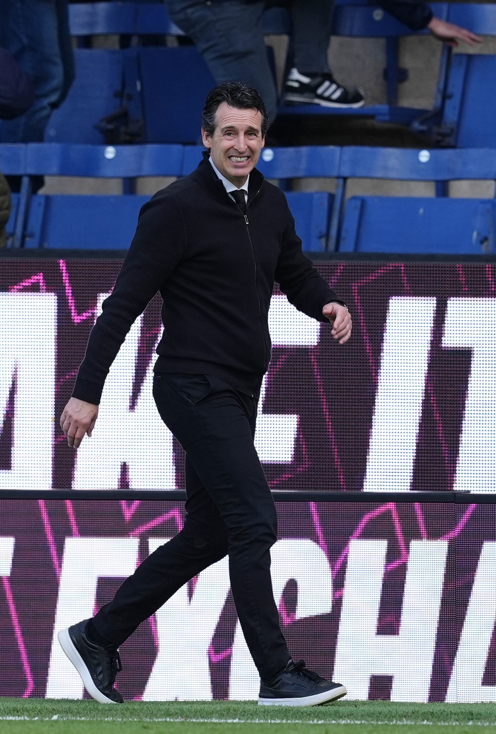 Unai Emery was happy with his team’s performance (PA) (PA Wire)