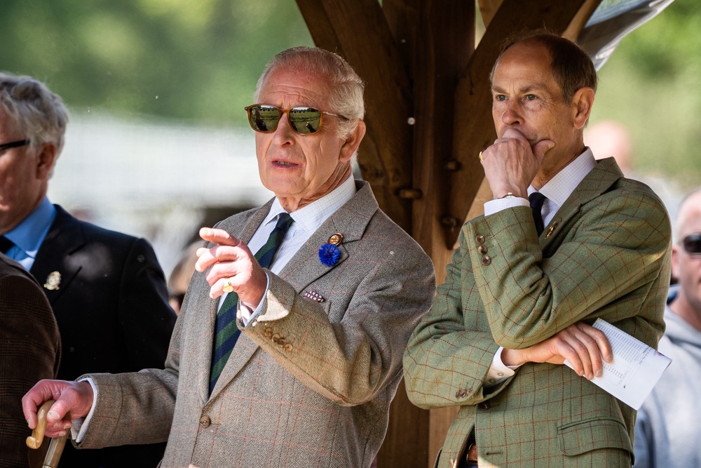 The King and the Duke of Edinburgh at the Royal Windsor Horse Show in 2025 (PA)