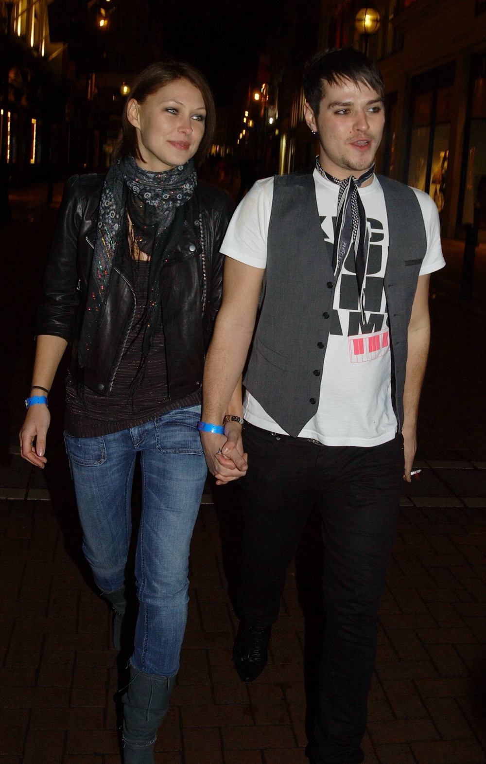 Crashed the wedding: Emma with Matt Willis back in the Noughties, a year before they were married (Getty)