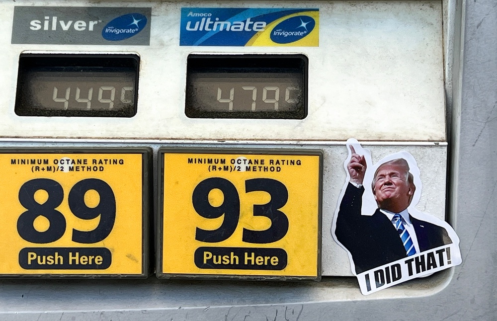 The current national average price for regular gasoline in the U.S. is about $4.53 per gallon, according to GasBuddy. This is up roughly $0.40 from last month and more than $1.30 higher than the same time last year (Getty)