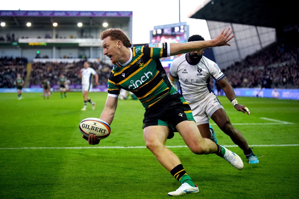 George Hendy crossed four times for Saints (PA)