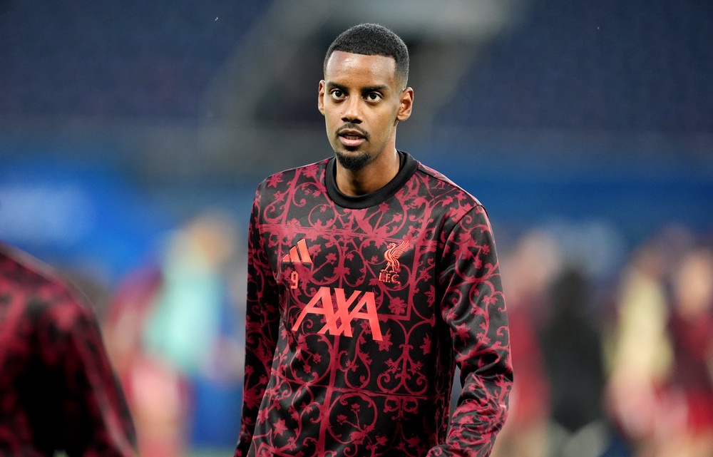 Arne Slot hopes to have Alexander Isak available to face Brentford (Adam Davy/PA) (PA Wire)