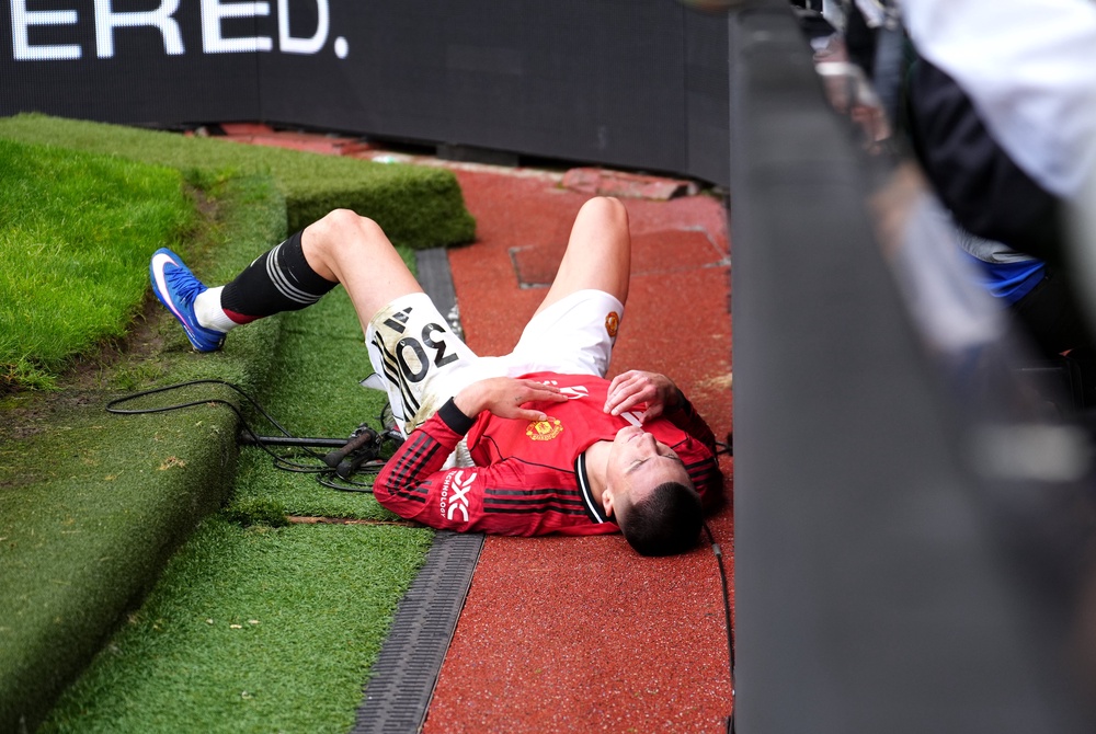 Benjamin Sesko is battling a shin injury (PA) (PA Wire)