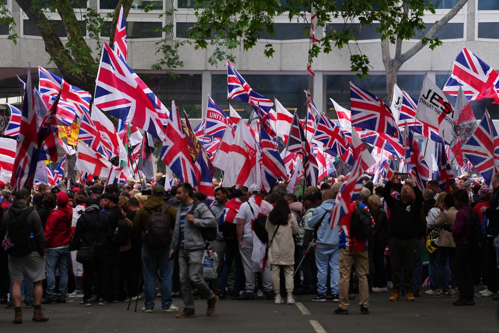 The Unite the Kingdom’ rally (Getty)
