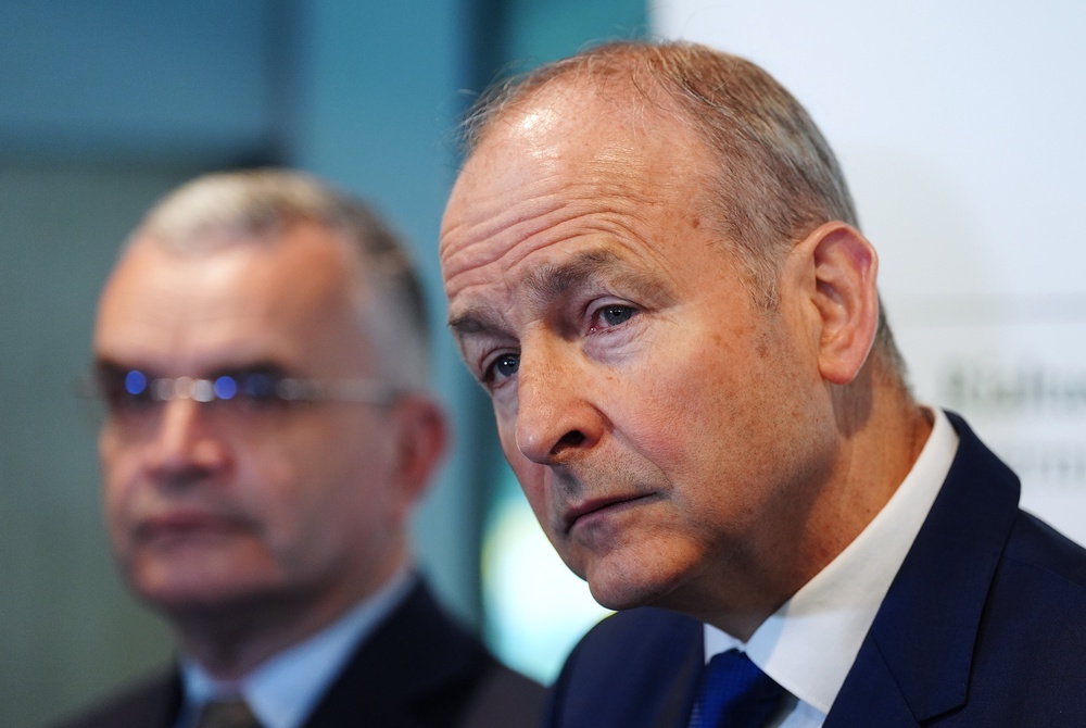 Taoiseach Micheal Martin said there was political fragmentation across Europe (Brian Lawless/PA) (PA Wire)