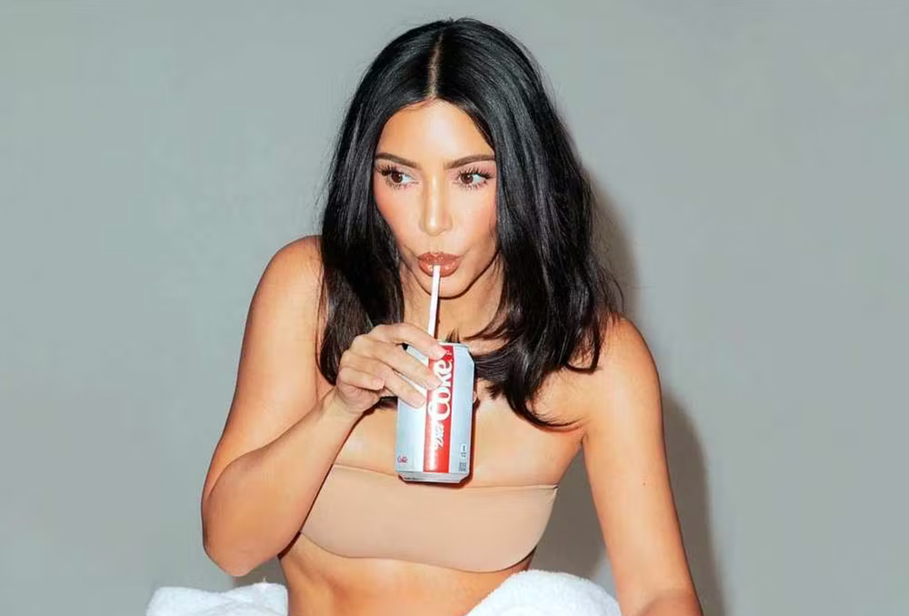Canned relief: the drink has remained popular with younger generations who seek light relief from the pop (Instagram/@kimkardashian)