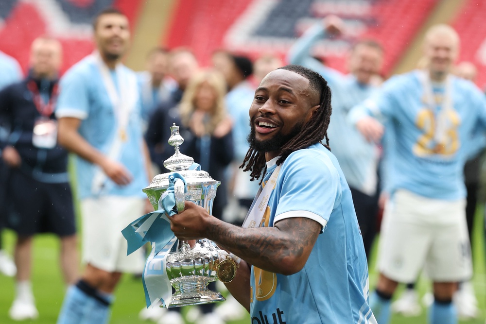 Antoine Semenyo's incredible goal won the FA Cup for Man City (AP)