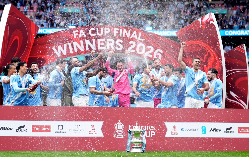 City add the FA Cup to the Carabao Cup they won earlier in the season (Mike Egerton/PA) (PA Wire)
