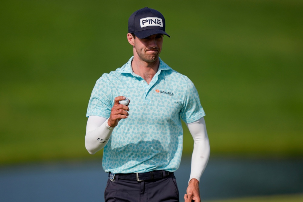 Alex Smalley leads the US PGA Championship (AP Photo/Matt Slocum) (AP)