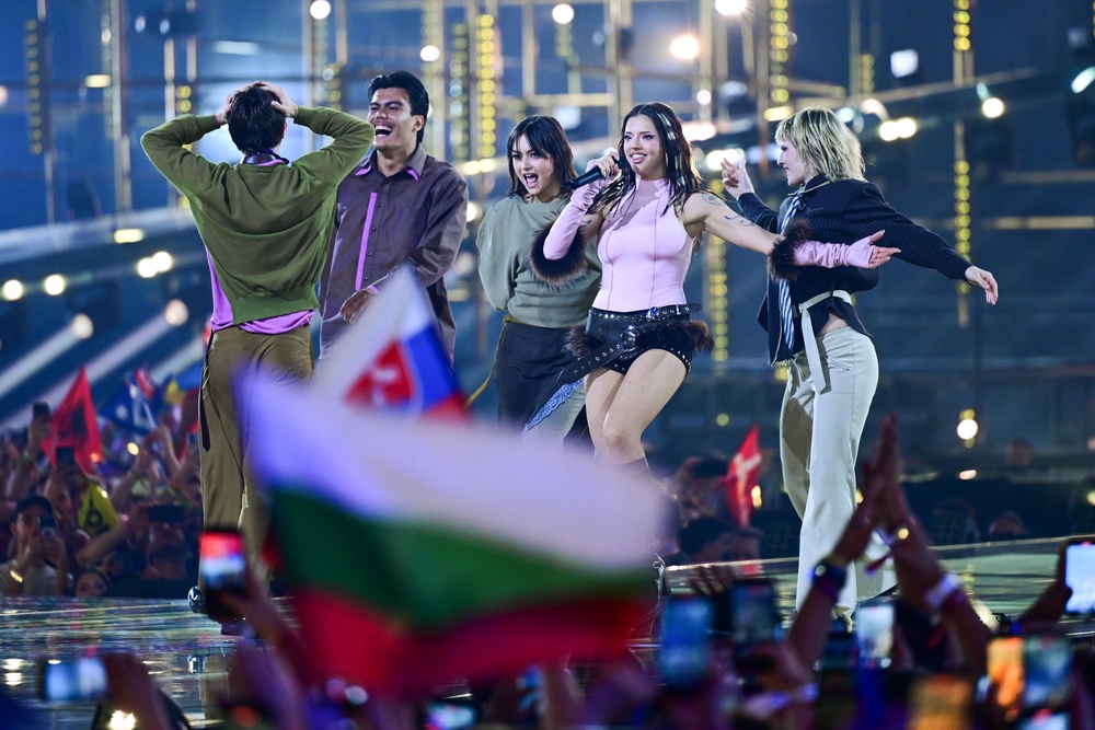 The singer first rose to attention after finishing third on the Bulgarian X Factor when she was 16 (Getty)